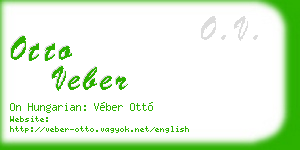 otto veber business card